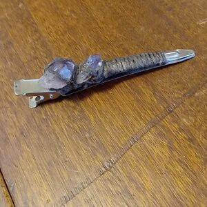 Roach hair clip Crystal hemp 4 inches